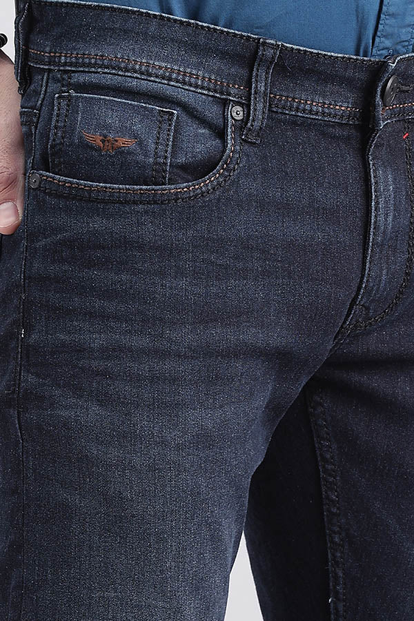 Dk Blue 5 Pocket Low-Rise Ankle Length Jeans - Image 6