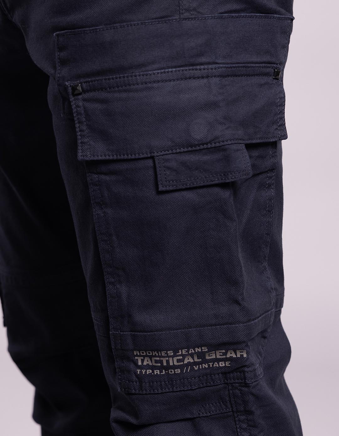 Dk Navy Slim Fit Cargo Pant - Image 3