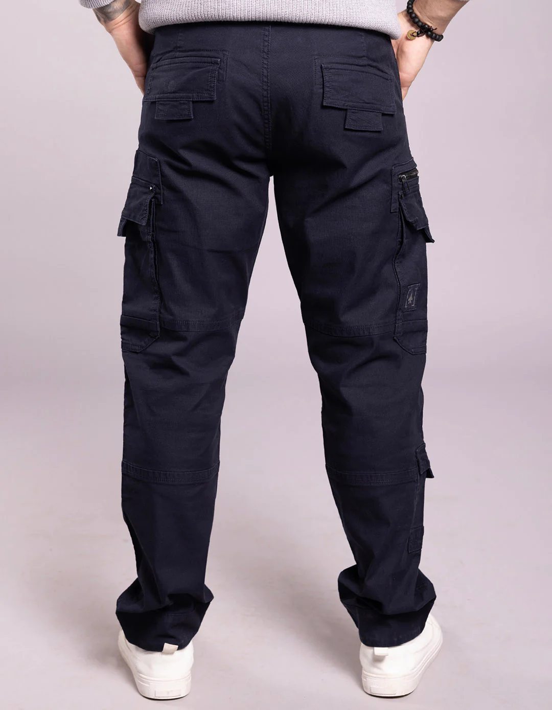 Dk Navy Slim Fit Cargo Pant - Image 6