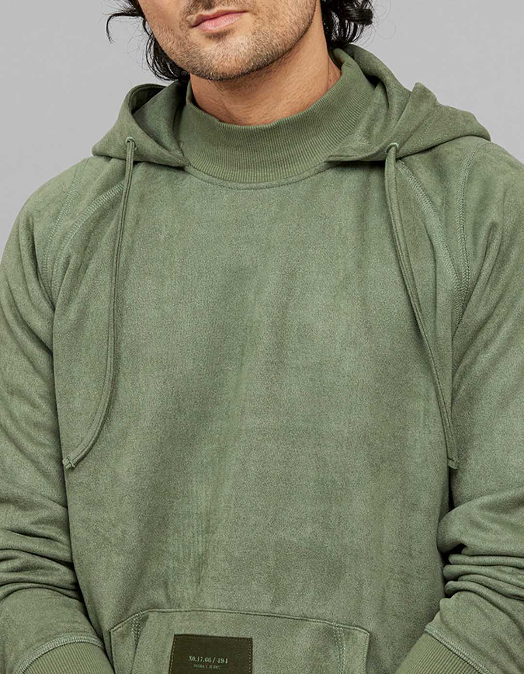 Moss Green Full Sleeves Hoodie - Image 5