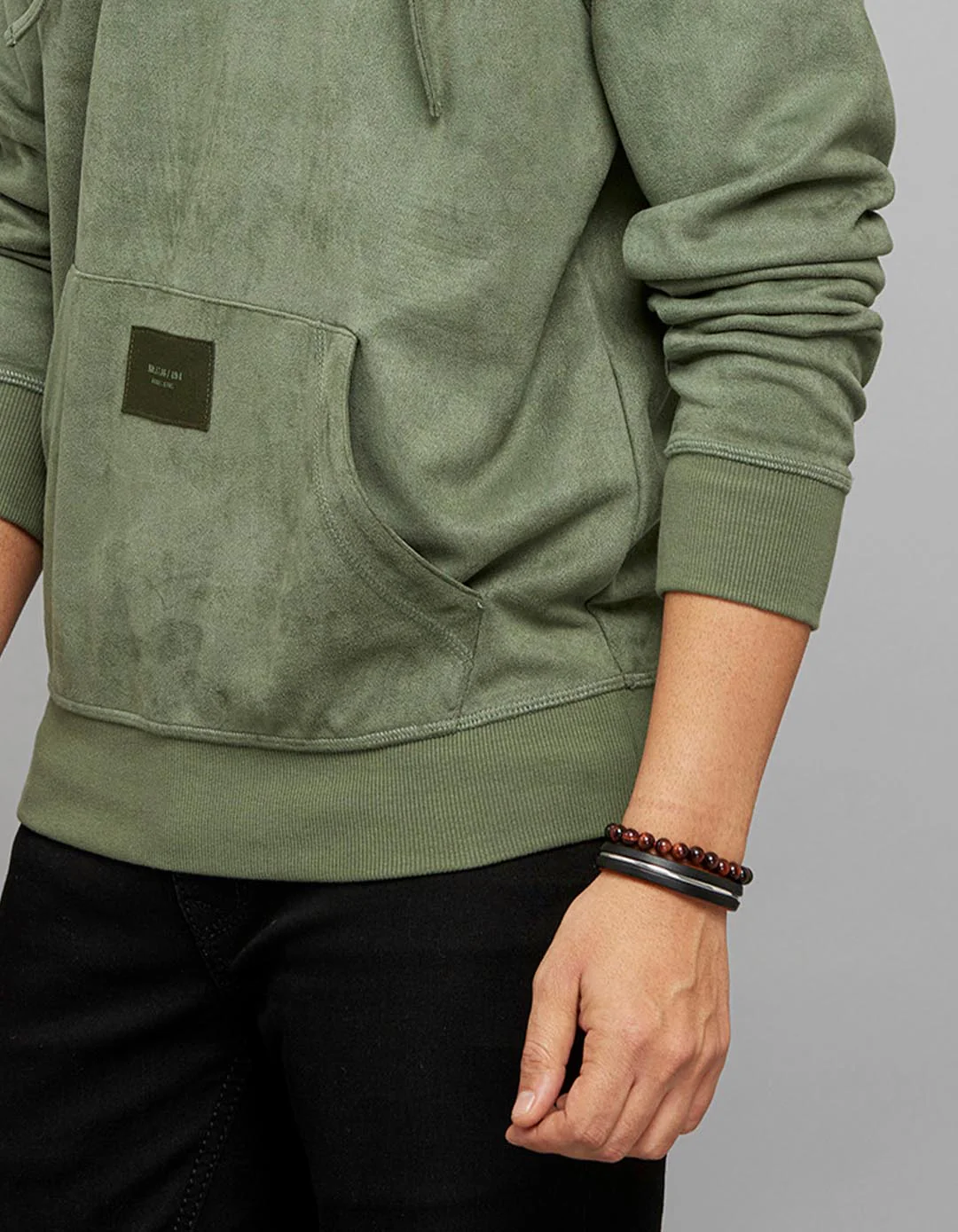 Moss Green Full Sleeves Hoodie - Image 7