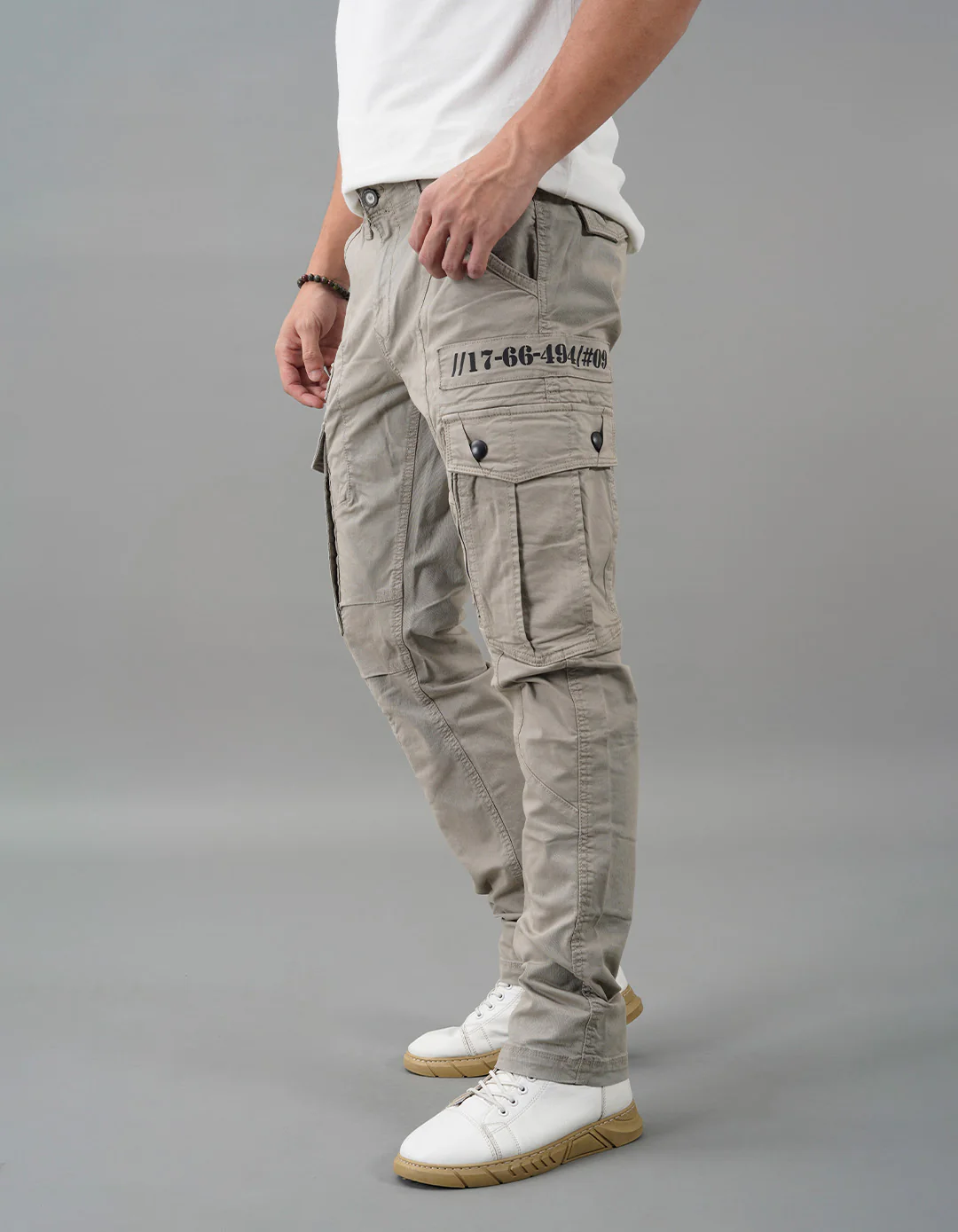 Stone Regular Fit Cargo Pant - Image 3
