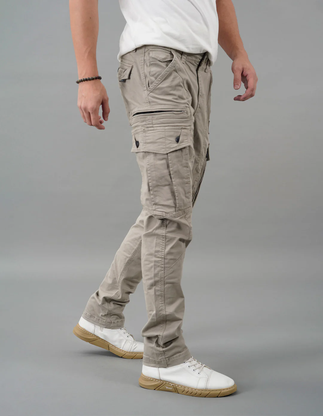 Stone Regular Fit Cargo Pant - Image 4